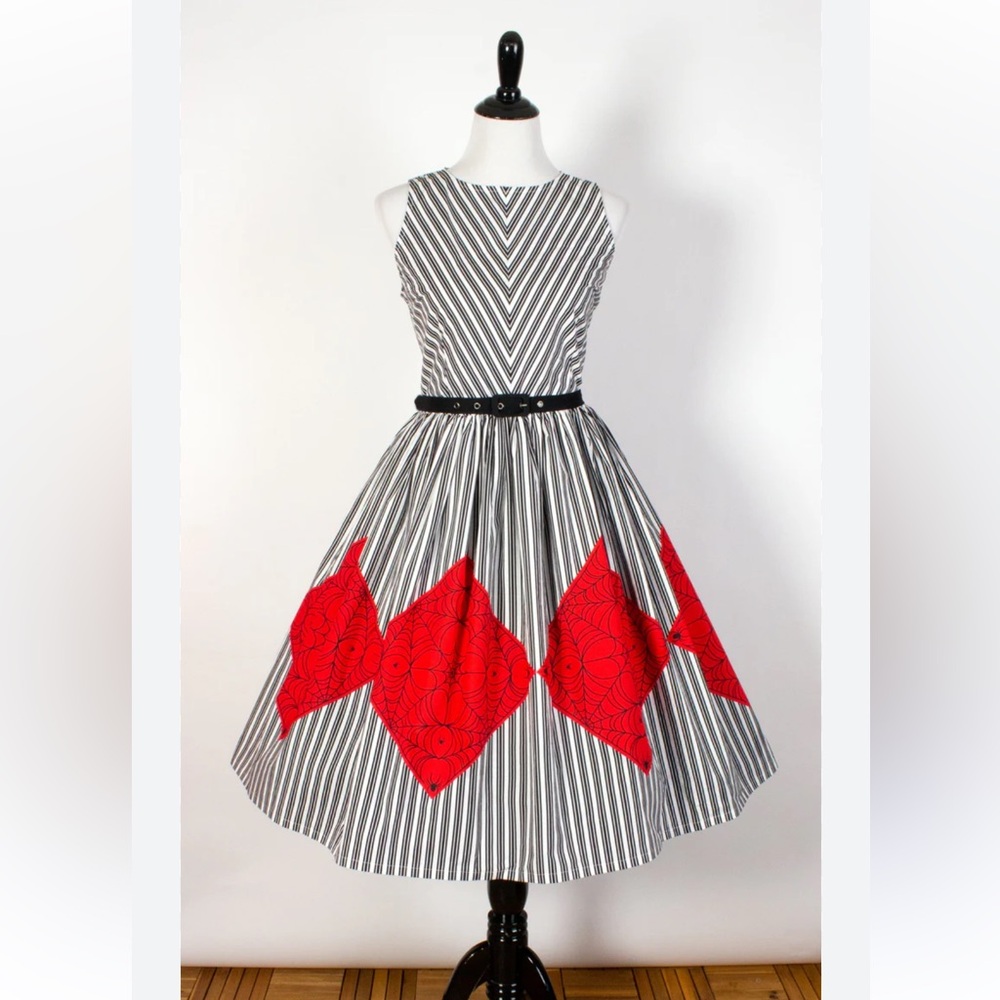 Rare Oblong Box Shop Picnic in the Park Dress 3X